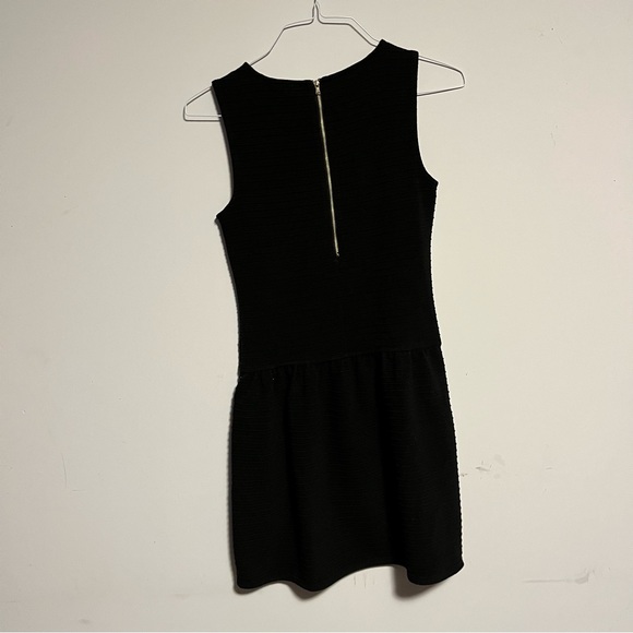 Forever 21 Scoop Neck Dress Sleeveless Dropped Waist Horizontal Design Details - Picture 5 of 6